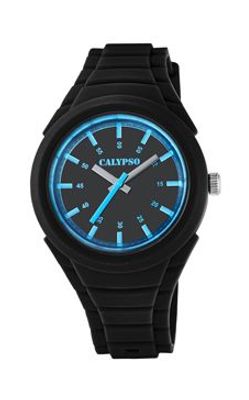 Horlogeband Calypso K5724.8 Kunststof/Plastic Zwart