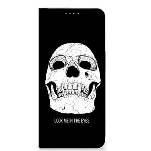 Mobiel BookCase OPPO Reno8 Skull Eyes