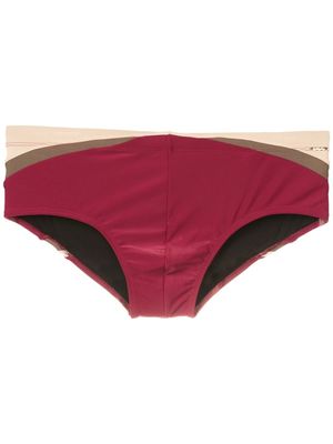 Amir Slama slip de bain colour block - Multicolore