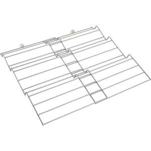 Metaltex smart kitchen verschuifbaar kruidenrek 26/51x47x3 cm zilver
