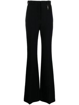 Roberto Cavalli pantalon évasé à taille haute - Noir