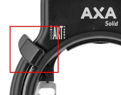 Slotknop Axa Solid - zwart