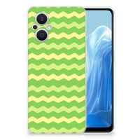 OPPO Reno8 Lite TPU bumper Waves Green