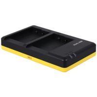 Duo oplader voor 2 camera accu's Panasonic DMW-BLC12