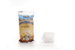 Zoobest knaagdierwatten wit 30gr - Beeztees