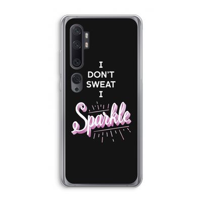 Sparkle quote: Xiaomi Mi Note 10 Transparant Hoesje