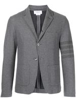 Thom Browne blazer à détail 4 bandes signature - Gris - thumbnail