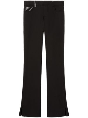 PUCCI pantalon droit à imprimé Marmo - Noir