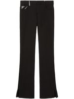 PUCCI pantalon droit à imprimé Marmo - Noir