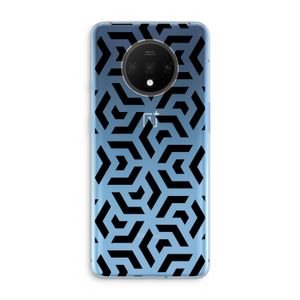 Crazy pattern: OnePlus 7T Transparant Hoesje