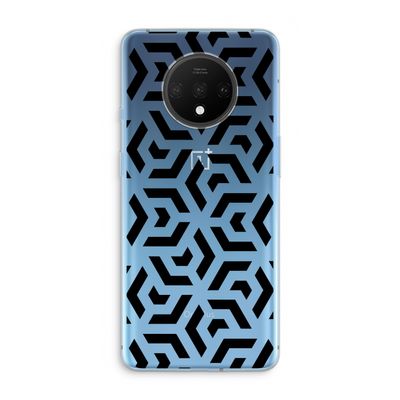 Crazy pattern: OnePlus 7T Transparant Hoesje