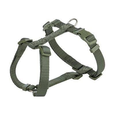 TRIXIE HONDENTUIG PREMIUM H-TUIG OLIJFGROEN 42-60X1,5 CM