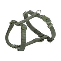 TRIXIE HONDENTUIG PREMIUM H-TUIG OLIJFGROEN 42-60X1,5 CM