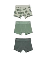 HEMA Kinderboxers dino - 3 stuks groen (groen)