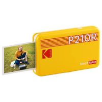 Kodak Mini 2 Retro 2-in-1 Portable Instant Camera & Photo Printer Yellow + 60 Sheets Bundle - thumbnail