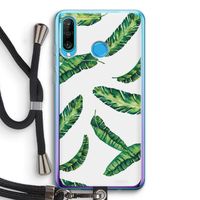 Lange bladeren: Huawei P30 Lite Transparant Hoesje met koord