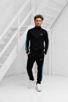 Under Armour Rival Knit Trainingspak Heren Zwart/Blauw - Maat XL - Kleur: ZwartBlauw | Soccerfanshop