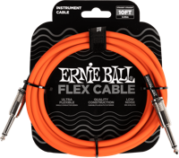 Ernie Ball 6416 Flex Cable 3 meter instrumentkabel oranje