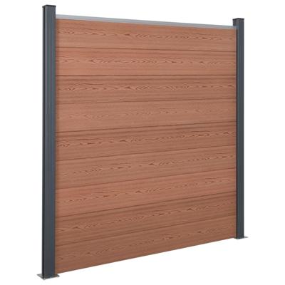 Schuttingpaneelset 180x186 cm HKC bruin