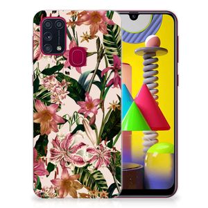 Samsung Galaxy M31 TPU Case Flowers