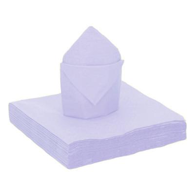 Feestservetten - 20 stuks - lila - 40 x 40 cm - papier