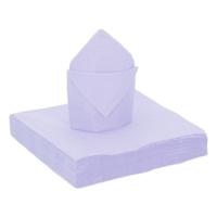 Feestservetten - 20 stuks - lila - 40 x 40 cm - papier
