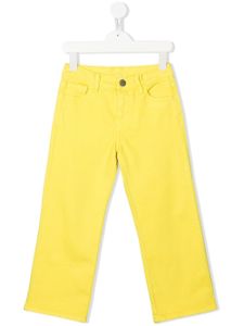 P.A.R.O.S.H. jean droit à taille mi-haute - Jaune