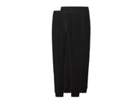 esmara Men Set van 2 lange heren onderbroek (Zwart, L)