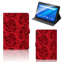 Lenovo Tab E10 Tablet Cover Red Roses - thumbnail