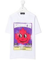 DSQUARED2 KIDS t-shirt en coton à imprimé graphique - Blanc