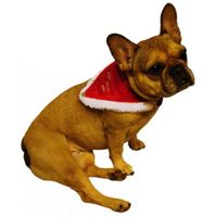 Kerst sjaal halsband rood voor hond of kat - thumbnail