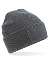Beechfield CB540 Removable Patch Thinsulate™ Beanie - Graphite Grey - One Size