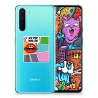 OnePlus Nord | Sillicone Back Cover | Popart Princess