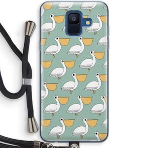 Pelican: Samsung Galaxy A6 (2018) Transparant Hoesje met koord