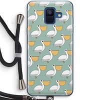 Pelican: Samsung Galaxy A6 (2018) Transparant Hoesje met koord