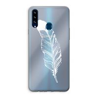 Pluim: Samsung Galaxy A20s Transparant Hoesje