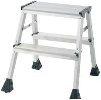 Q-CONNECT aluminum ladder, 2 treden