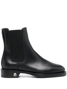 Furla bottines en cuir - Noir