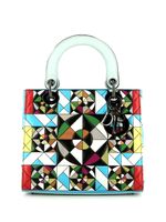 Christian Dior Pre-Owned x Eduardo Terrazas sac à main Lady Dior (2019) - Multicolore - thumbnail