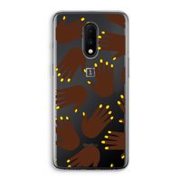 Hands dark: OnePlus 7 Transparant Hoesje
