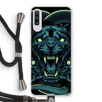 Cougar and Vipers: Samsung Galaxy A70 Transparant Hoesje met koord