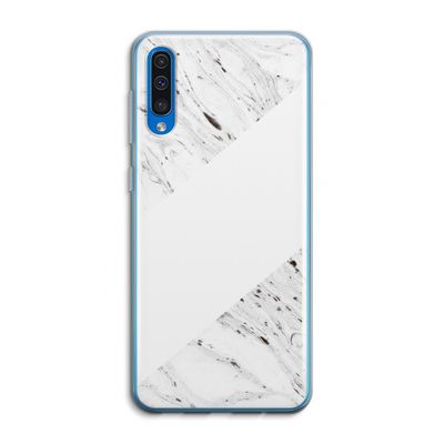 Biggest stripe: Samsung Galaxy A50 Transparant Hoesje