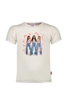 B.Nosy K3 Meisjes t-shirt - Tara - Ecru