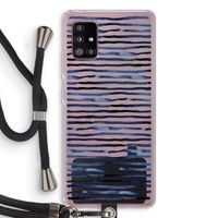 Verrassende lijnen: Samsung Galaxy A51 5G Transparant Hoesje met koord