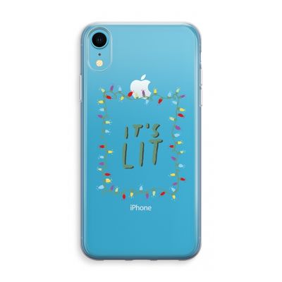 It's Lit: iPhone XR Transparant Hoesje