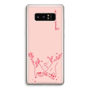 Best Friends: Samsung Galaxy Note 8 Transparant Hoesje