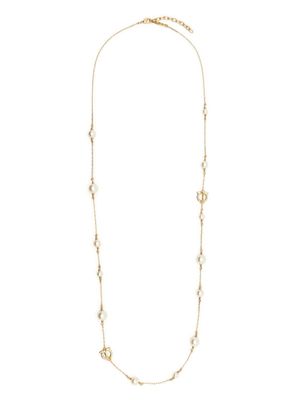 Ferragamo collier chaîne à perles - Or
