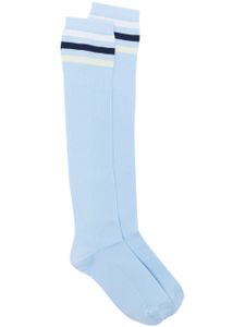 Marni chaussettes à rayures - Bleu