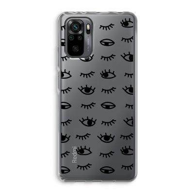 Eye pattern #2: Xiaomi Redmi Note 10 Pro Transparant Hoesje