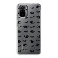 Eye pattern #2: Xiaomi Redmi Note 10 Pro Transparant Hoesje
